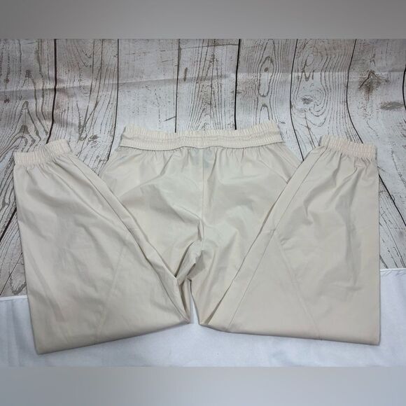 Spyder Active Jogger Pants Ivory Ecru High Waist Pockets Pull On Size M - Picture 4 of 12